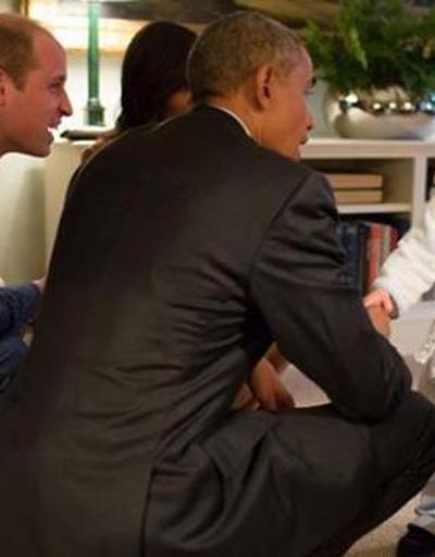 Obama küçük Prens Georgela görüştü
