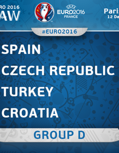 Euro 2016 D Grubu fikstürü