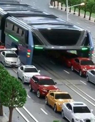 Çinde 1200 kişilik dev otobüs