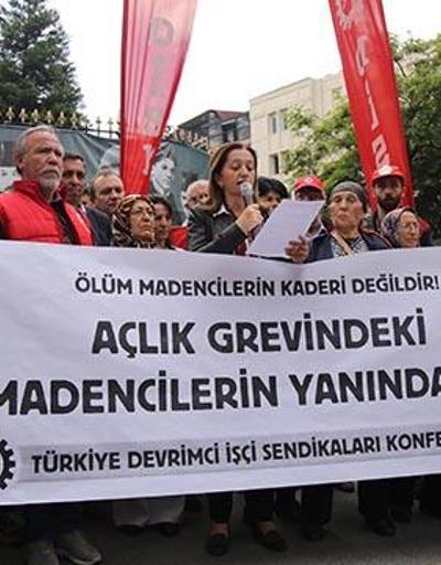 DİSKten İstanbulda Kilimli madencilerine destek eylemi