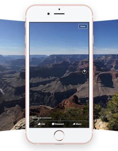 Artık Facebookta 360 derece fotoğraf paylaşılabilecek
