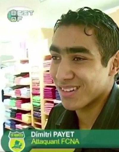 Dimitri Payet 2005te tezgahtarlık yaparken...