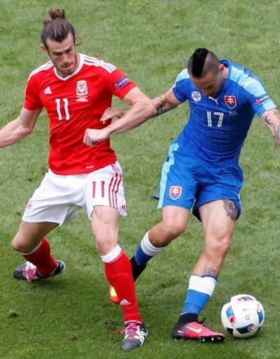 Galler - Slovakya maçından çarpıcı kareler