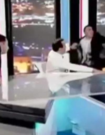 Gürcü siyasetçiler TVde yumruklaştı