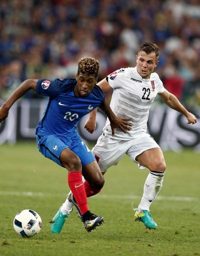 Fransa - Arnavutluk maçından en güzel kareler