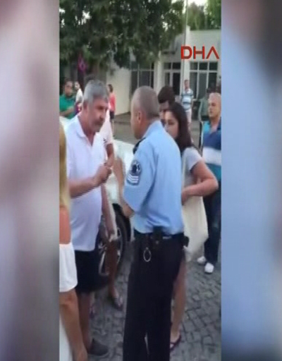 CHPli vekil Havutça polisle tartıştı, halk tepki gösterdi