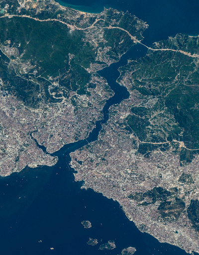 NASA İstanbul Boğazını görüntüledi