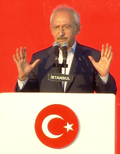 Kılıçdaroğlu Yenikapıda konuştu: 15 Temmuz bir uzlaşma kapısı araladı