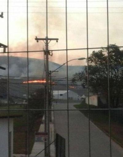 Rio Olimpiyatlarında bu kez de yangın çıktı