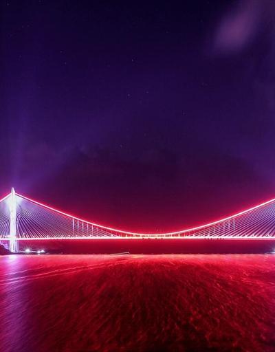 Yavuz Sultan Selim Köprüsünde görsel şölen