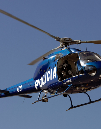 Meksikada çeteler polis helikopteri düşürdü