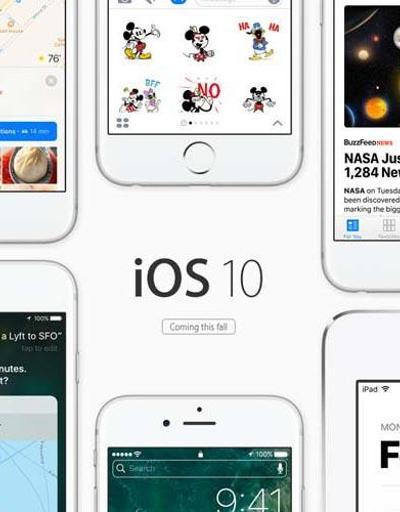 iOS 10a güncelleme geliyor
