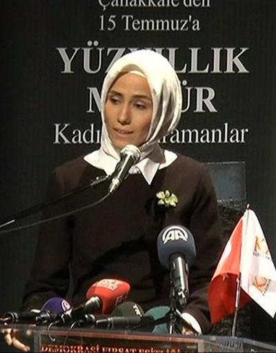 Sümeyye Erdoğan 15 Temmuzu Çanakkale ruhuna benzetti
