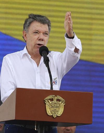 Nobel Barış Ödülü Kolombiya Devlet Başkanı Juan Manuel Santosa