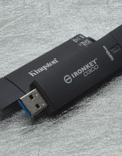 Üst Düzey Güvenlikli USB Bellek: Kingston IronKey D300