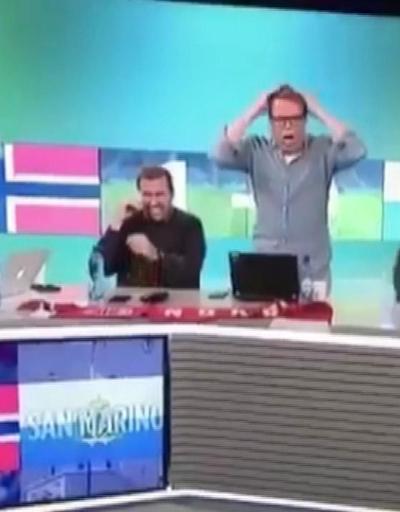 San Marino golü atınca Norveç TV kanalında bakın neler oldu