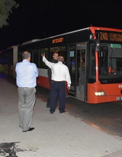 İzmirde belediye otobüsünde tinerci dehşeti