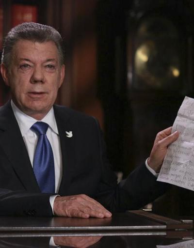 Kolombiya Devlet Başkanı Santostan açıklama