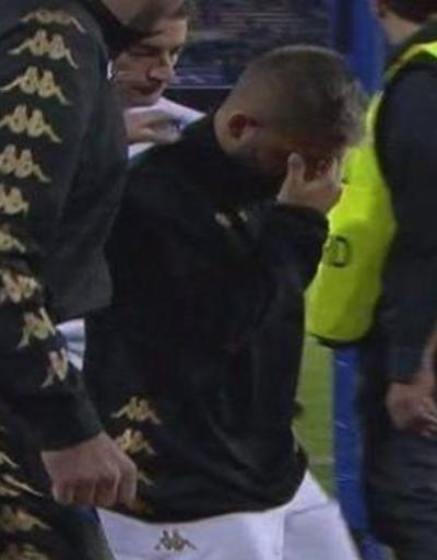 Penaltıyı atamayıp ağlayan Insigneyi Beşiktaşlı taraftar teselli etti