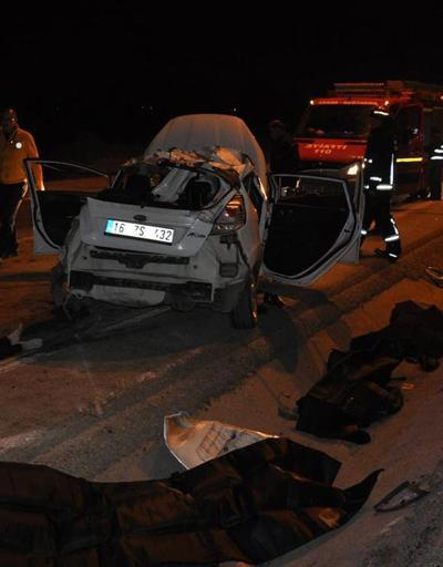 Bursada feci kaza: 4 ölü, 1 ağır yaralı