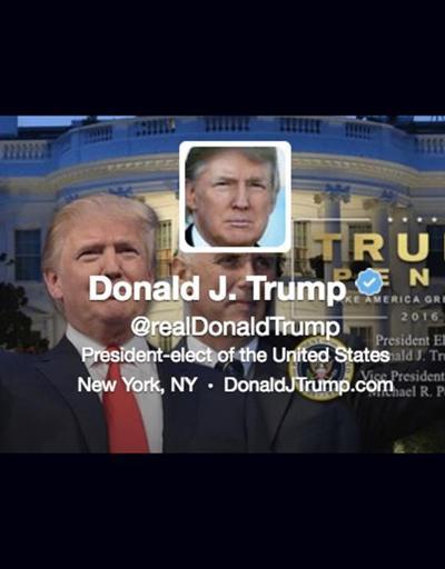 Donald Trump Twitter biosunu hemen güncelledi