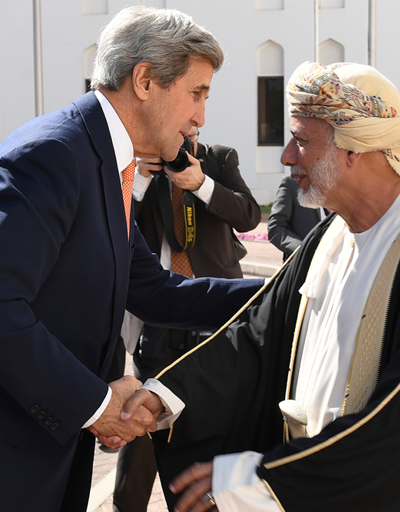 John Kerry Ummanda görüşmelerde bulundu