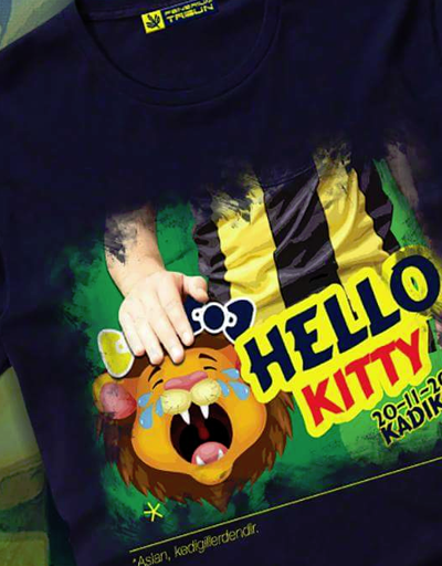 Fenerbahçeden derbiye özel Hello Kitty tişörtü