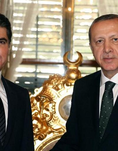 Erdoğan, Barzaniyi kabul etti