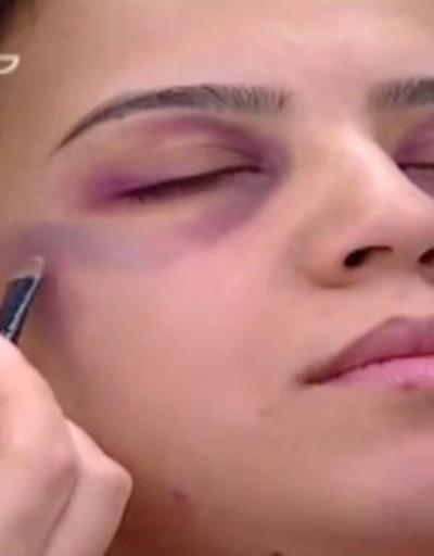 Fas televizyonunda kadına şiddeti makyajla kapatma dersi
