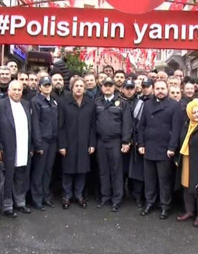 Beyoğlu İlçe Emniyet Müdürlüğü karanfillerle donatıldı