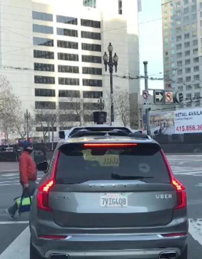 Uberin sürücüsüz aracı trafik kurallarını ihlal ederken görüntülendi