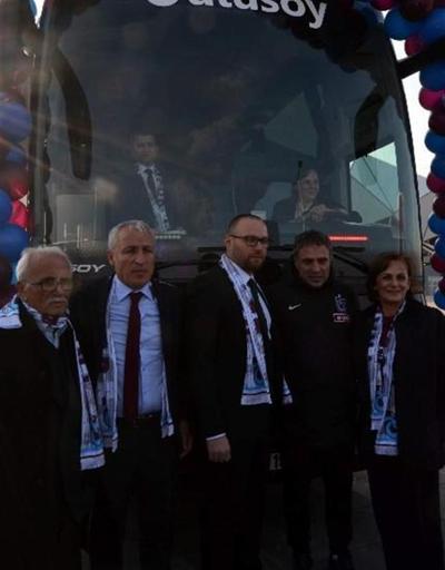 Trabzonsporun yeni takım otobüsü tanıtıldı