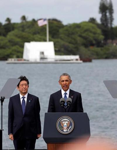 Obama ve Abeden Pearl Harborda tarihi buluşma