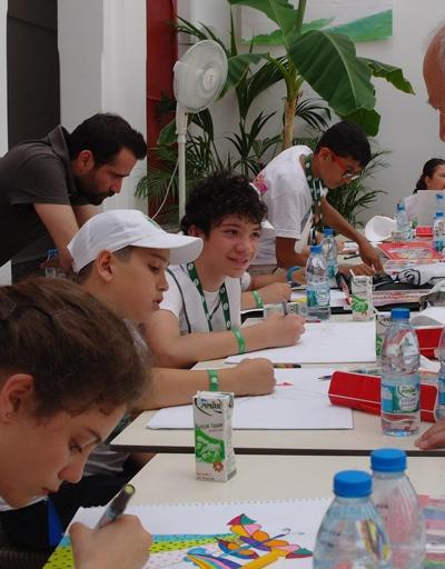 Yarıyıl tatilinde 7 ülkeden çocuklar ‘’Sağlık ve Sporu’’ çizecek