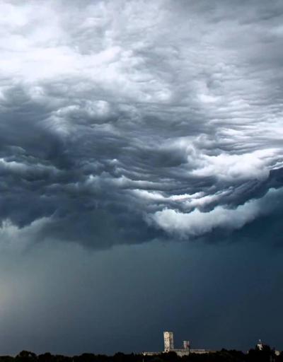 Tablo değil, gerçek bir gökyüzü: Asperatus Bulutları
