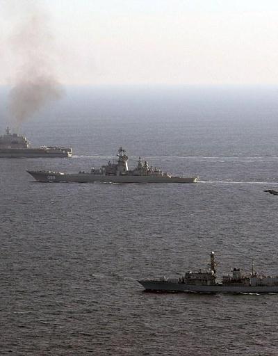 Rus uçak gemisi ve İngiliz donanması karşı karşıya geldi