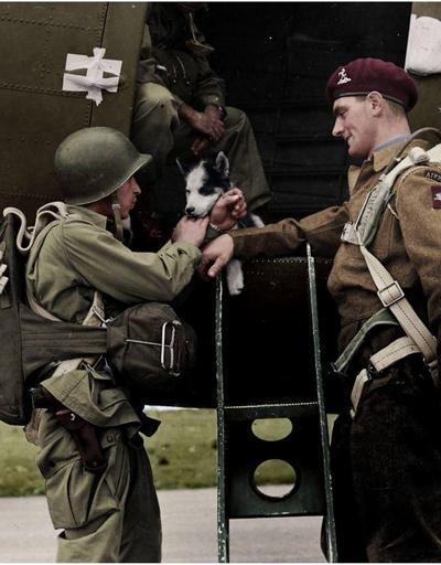İkinci Dünya Savaşından renklendirilmiş fotoğraflar