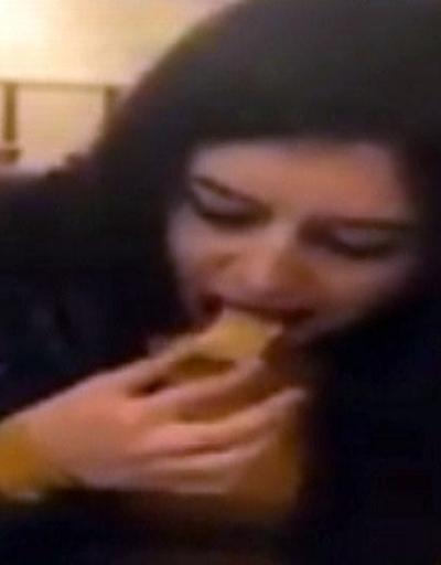 2 kilo baklava yiyen kadın, Facebookta olay oldu