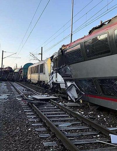 Lüksemburg’da yolcu treni ve yük treni çarpıştı