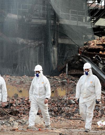 Ankarada asbestli binanın yıkımı durduruldu
