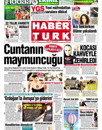7 Mart 2017 - Gazete manşetleri
