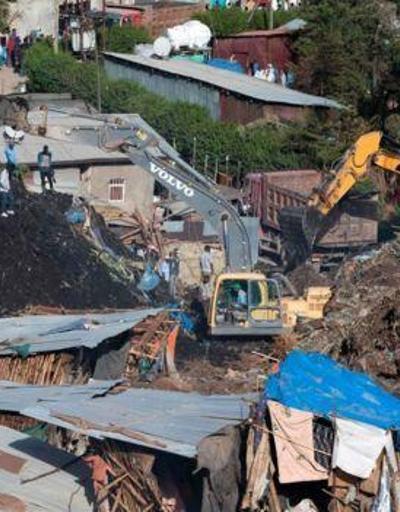 Etiyopyada çöp yığınlarının kayması sonucu heyelandan ölenlerin sayısı 46ya çıktı