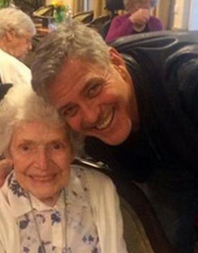 George Clooney’den 87 yaşındaki hayranına doğum günü sürprizi