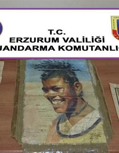 Picasso imzalı tablo Erzurum’da yakalandı