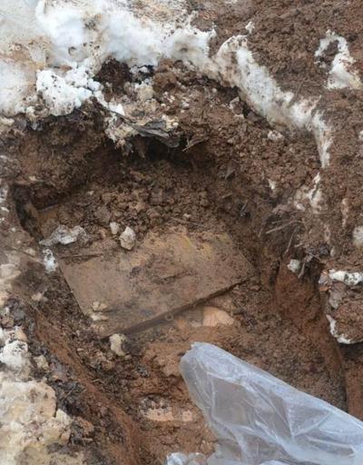 Teröristlerin gömülü sandığından anti tank roketi çıktı