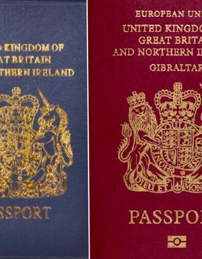 İngiltere mavi pasaportuna dönüyor