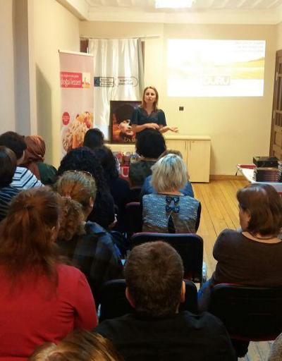 Kadıköy Belediyesi Gönüllü Evlerinde bulgur eğitimi