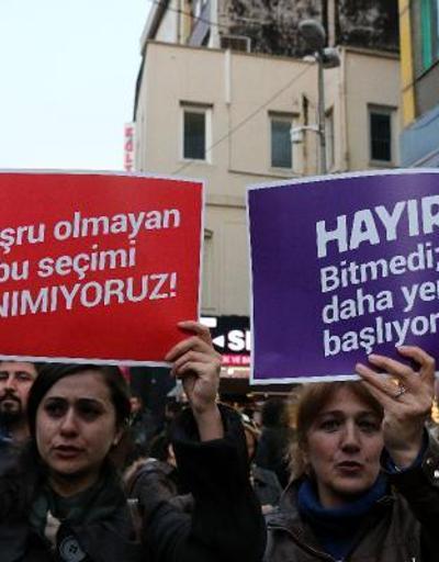 İstanbulda referandum sonuçları protestoları