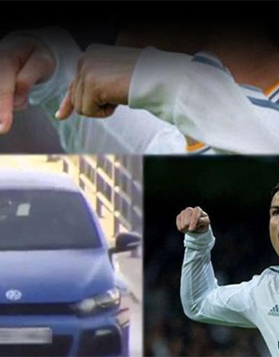 Barcelonalı oyuncu Cristiano Ronaldo taklidi yaptı