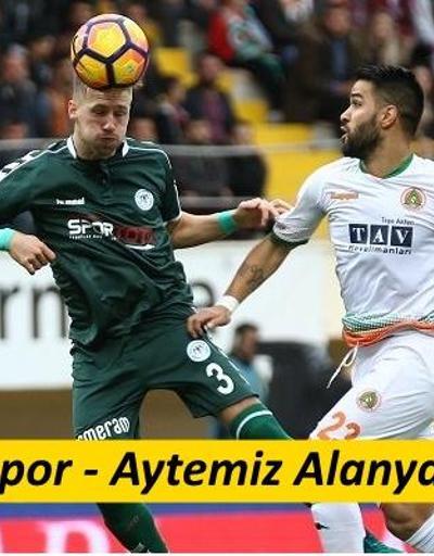 Konyaspor-Alanyaspor maçı izle (30. Hafta)